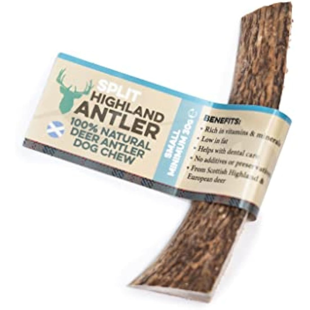 Jolof Store Natural Split Antler Dog Chew – Hypoallergenic (Small)