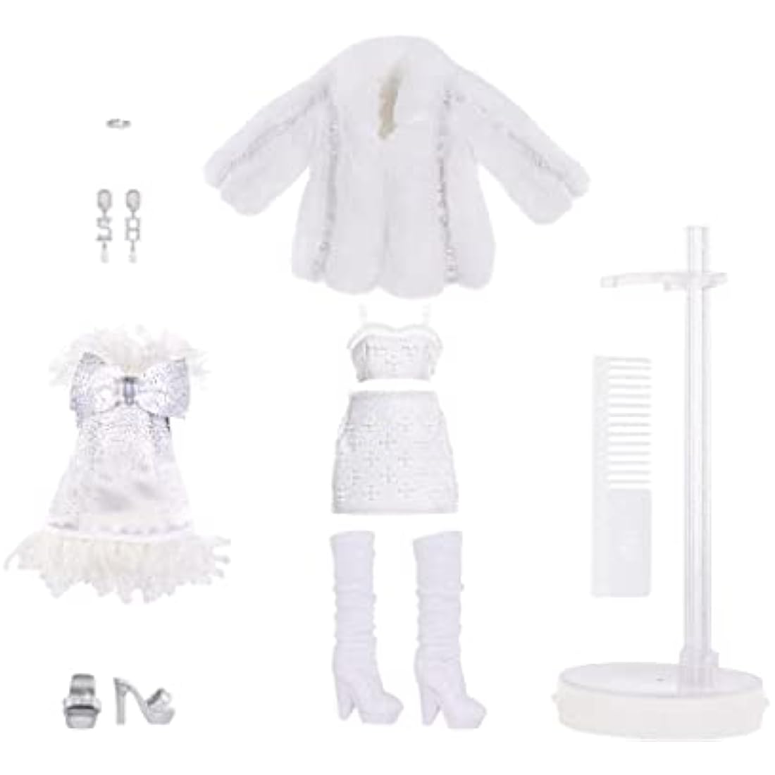 Rainbow High Shadow High Natasha Zima Greyscale Fashion Doll with Outfits
