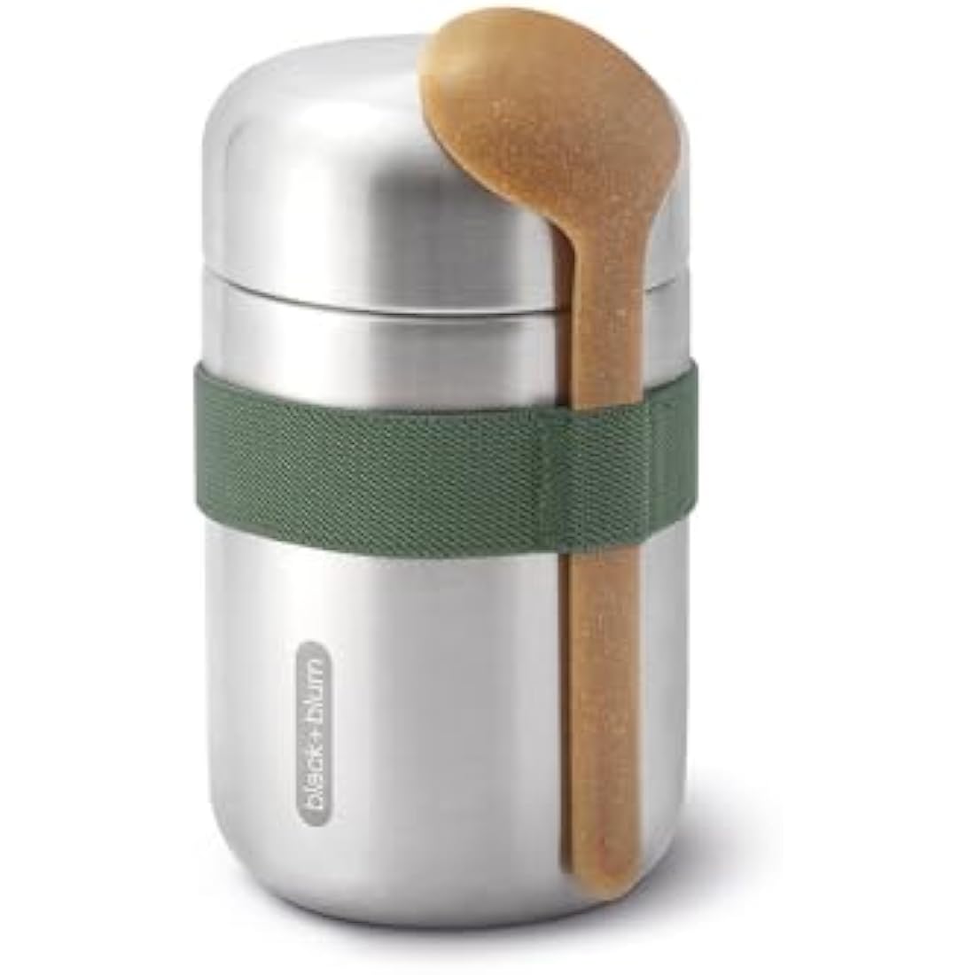 Black + Blum Insulated Food Flask – 400ml Stainless Steel – Olive