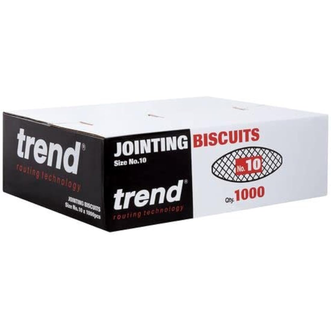 Trend No. 10 Beechwood Joining Biscuits for Woodworking - 1000 Pack