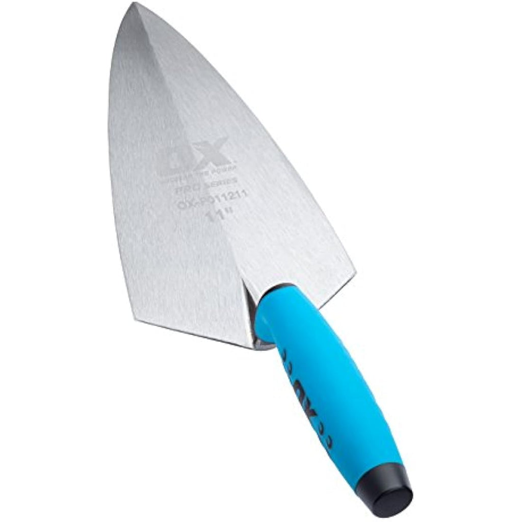 OX Pro Brick Trowel Philadelphia Pattern - 10 Inch Masonry Hand Tool