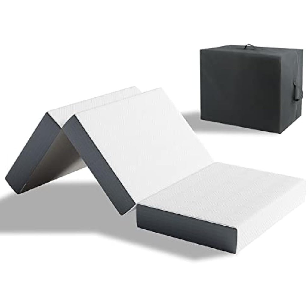 Vesgantti Single Tri-fold Mattress | 10cm Gel Memory Foam Folding Bed