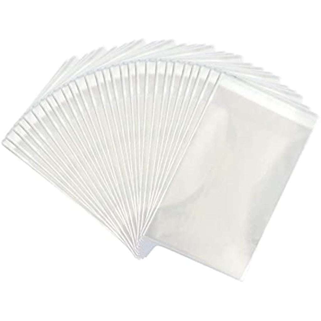 Sabco 100 Clear Cello Bags – 10x14" Food Safe Self Seal Display Bags