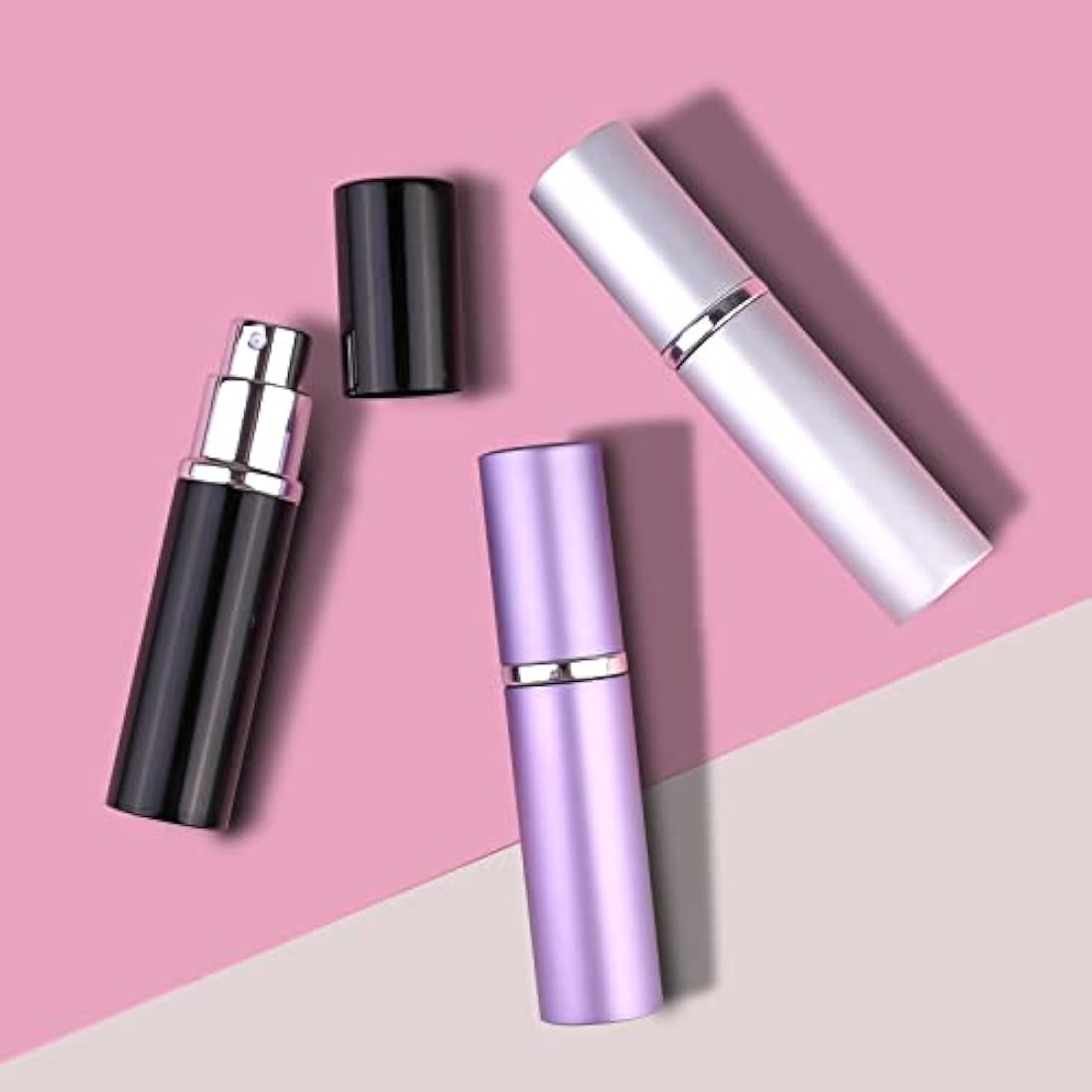 Zingso Refillable Travel Perfume Atomiser - 3 Pcs 6ml Portable Spray Bottles