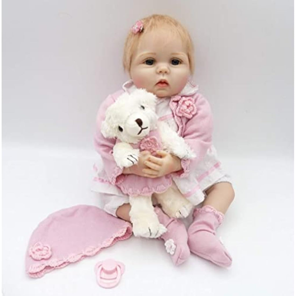 Jolof Store Reborn Monkey Doll – 21 Inch Lifelike Silicone Orangutan Toy