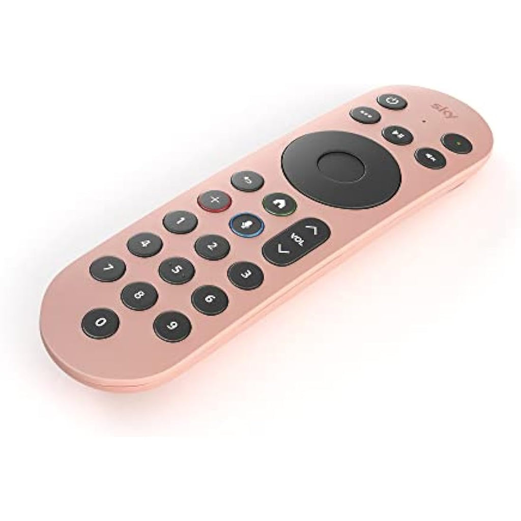 Sky Glass & Sky Stream Voice Remote Control - Backlit - Dusky Pink