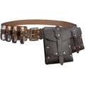 EpicCos Medieval Alchemy Belt with Potion Bottles – PU Leather Viking Pouch