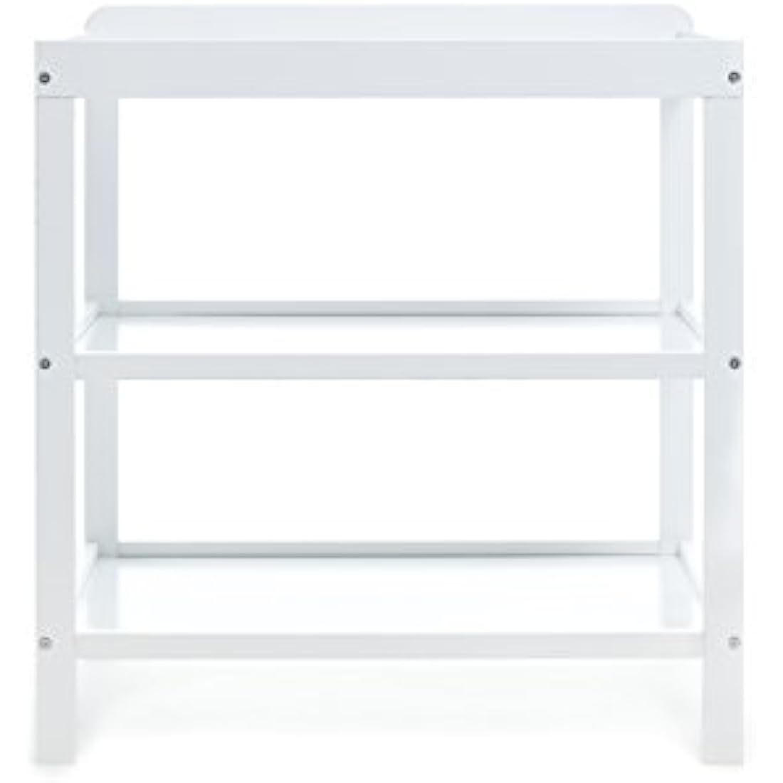 Obaby Open Changing Unit - White Nursery Storage Table with Shelves