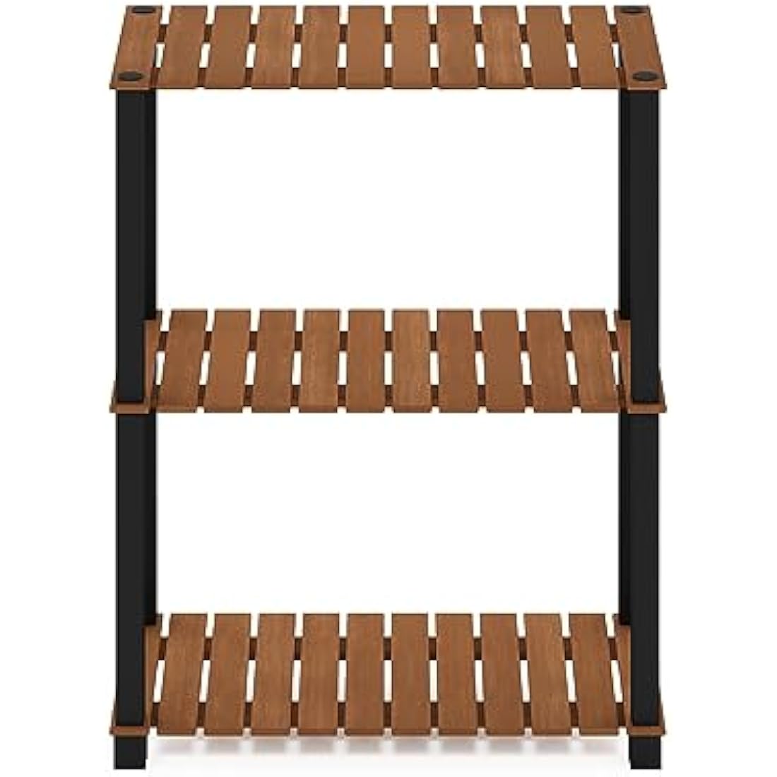 Furinno Pangkor 3-Tier Wood Plant Stand – Indoor Outdoor Display Shelf