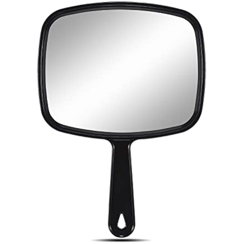 OMIRO Handheld Mirror – HD Rectangle Grooming Mirror, Black, 6-Pack
