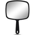 OMIRO Handheld Mirror – HD Rectangle Grooming Mirror, Black, 6-Pack