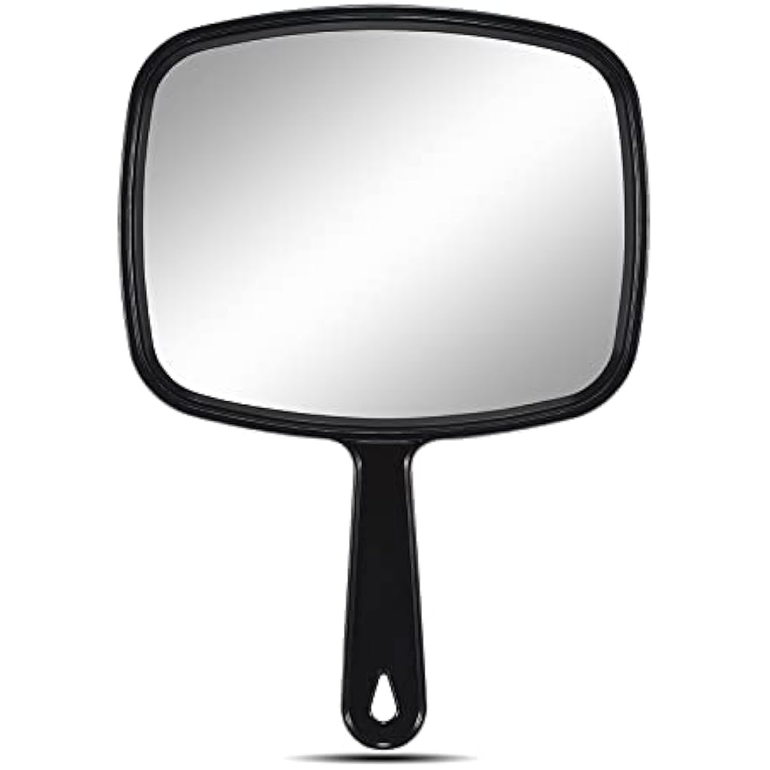 OMIRO Handheld Mirror – HD Rectangle Grooming Mirror, Black, 6-Pack