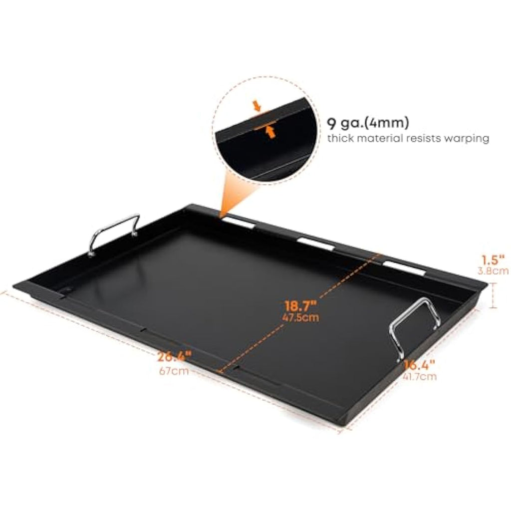 Onlyfire Nonstick Ceramic Griddle for Weber Genesis II 300 Series Grills