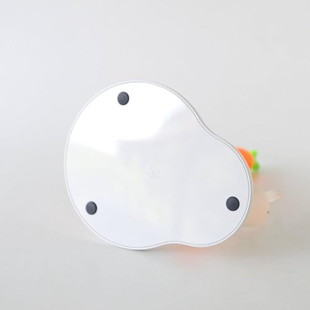 Alessi Bunny and Carrot Kitchen Roll Holder - White Resin Paper Towel Stand