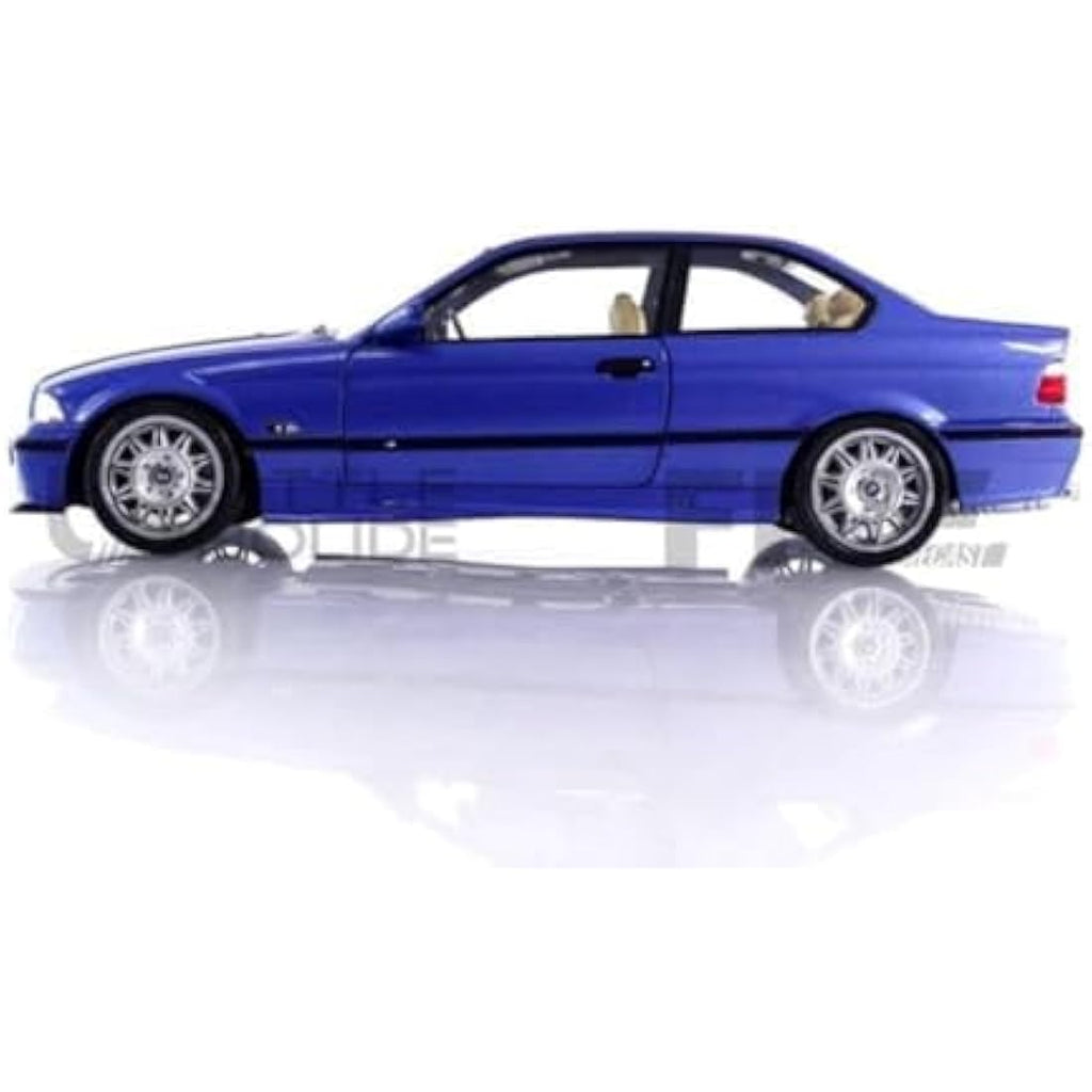 Solido BMW E36 M3 Coupe Diecast Model Car - Estoril Blue - 1:18 Scale