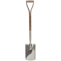 Spear & Jackson Stainless Steel Digging Spade – Hardwood Wishbone Handle