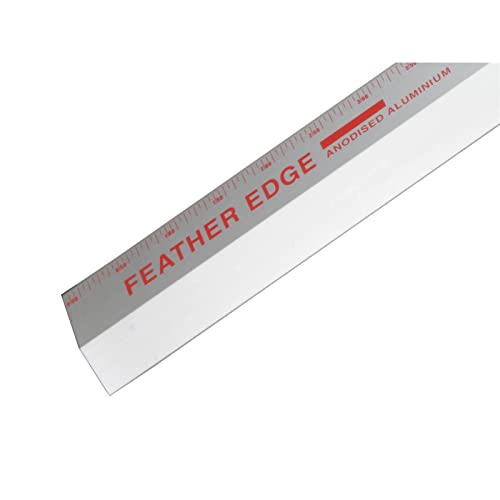 Faithfull Feather Edge & Straight Edge | 4ft Aluminium Plastering Tool