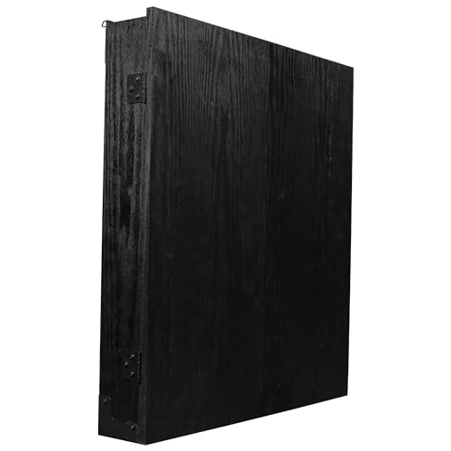 Ruthless Heavy Duty Dartboard Cabinet | Professional Square Black Storage