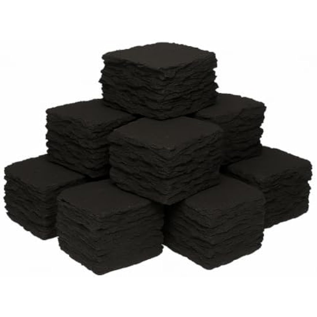 The Stove Wizard 20 Large Square Ceramic Coals for Gas & Electric Fires