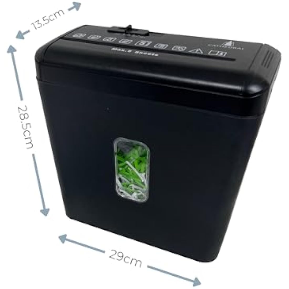 Cathedral P3 Cross Cut Paper Shredder with 8.5L Bin |
