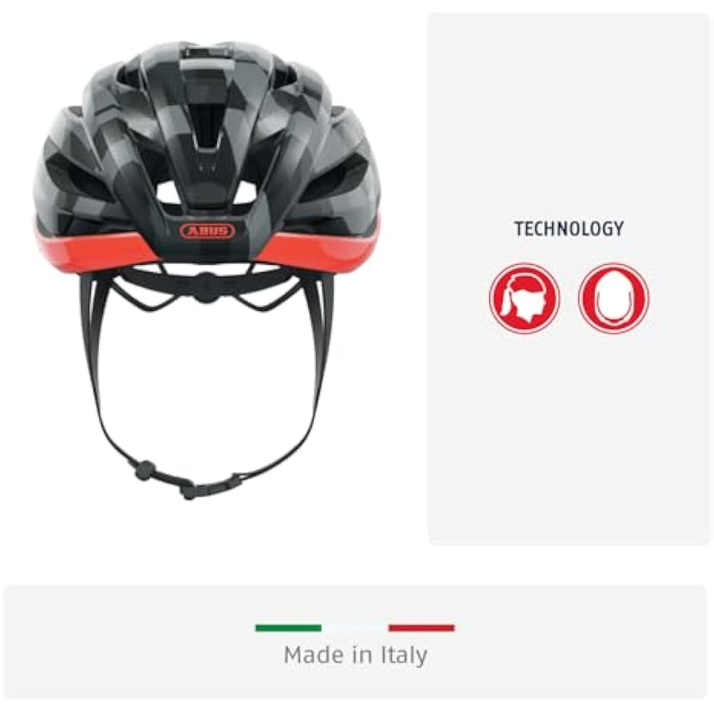 ABUS StormChaser Road Bike Helmet – Lightweight Vented Cycling Helmet