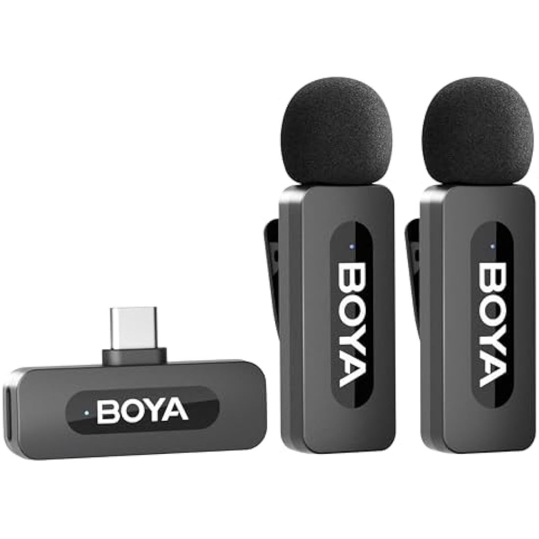 BOYA BY-V20 Wireless Lavalier Microphone for USB-C & iPhone 15/16