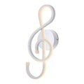 LED Wall Light – 22W Modern Musical Symbol Aluminum Lamp