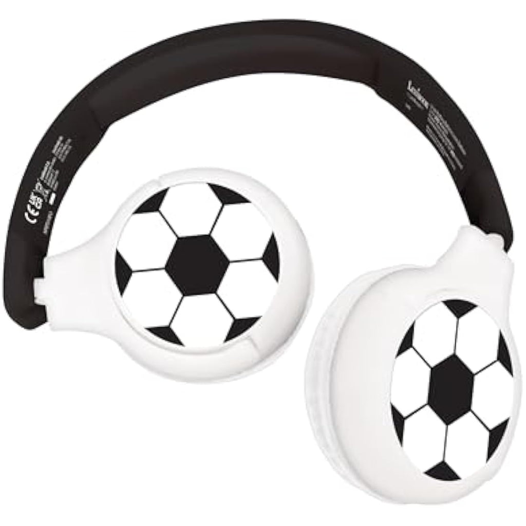 Lexibook Football Kids Headphones – Bluetooth & Wired Foldable Headset