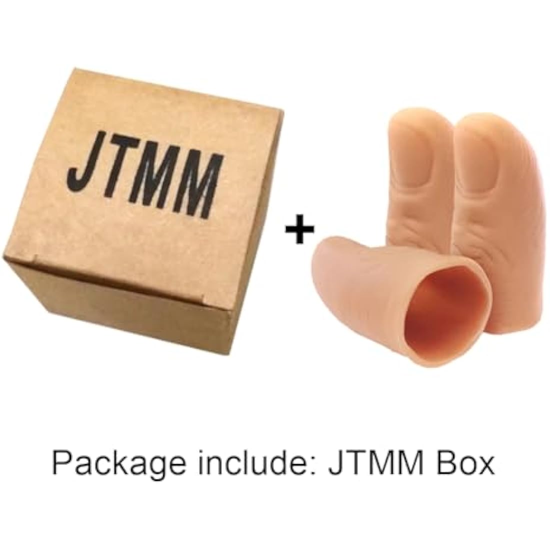 JTMM LED Finger Thumb Lights - 6 Pack Magic Trick Party Props | Red
