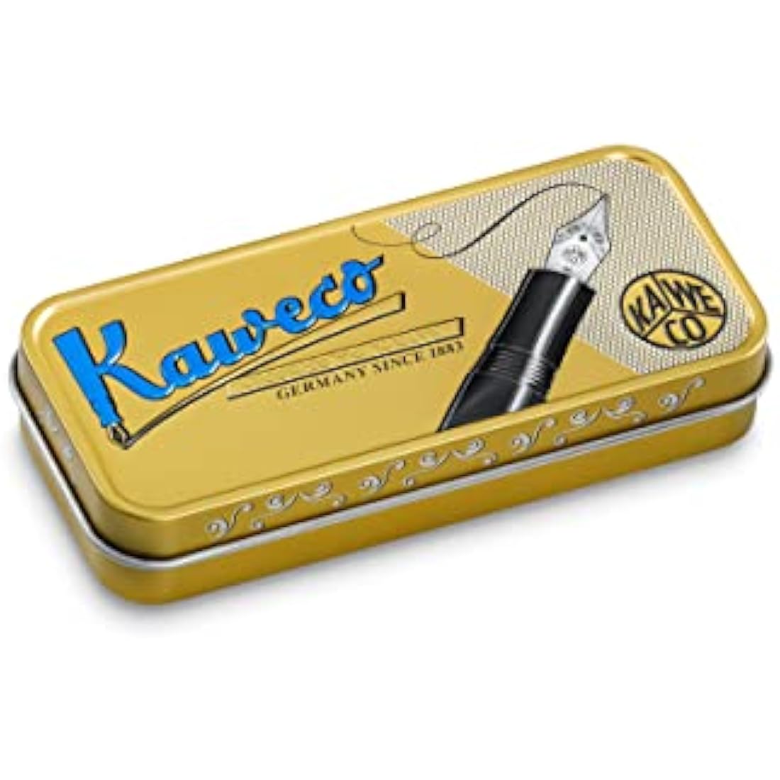 Kaweco Liliput Silver Ballpoint Pen – Compact Metal Retractable Pen