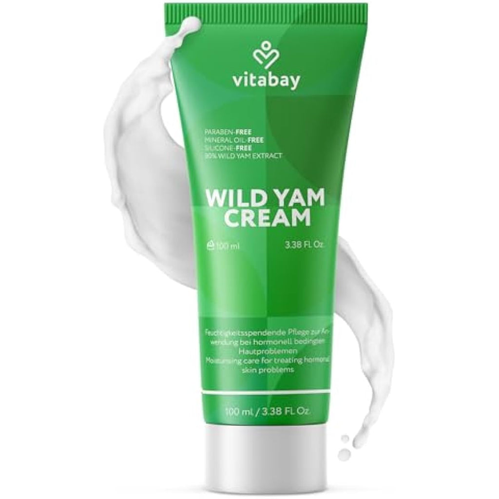 Jolof Store Wild Yams Cream – 80% Yam Root Extract for Menopause