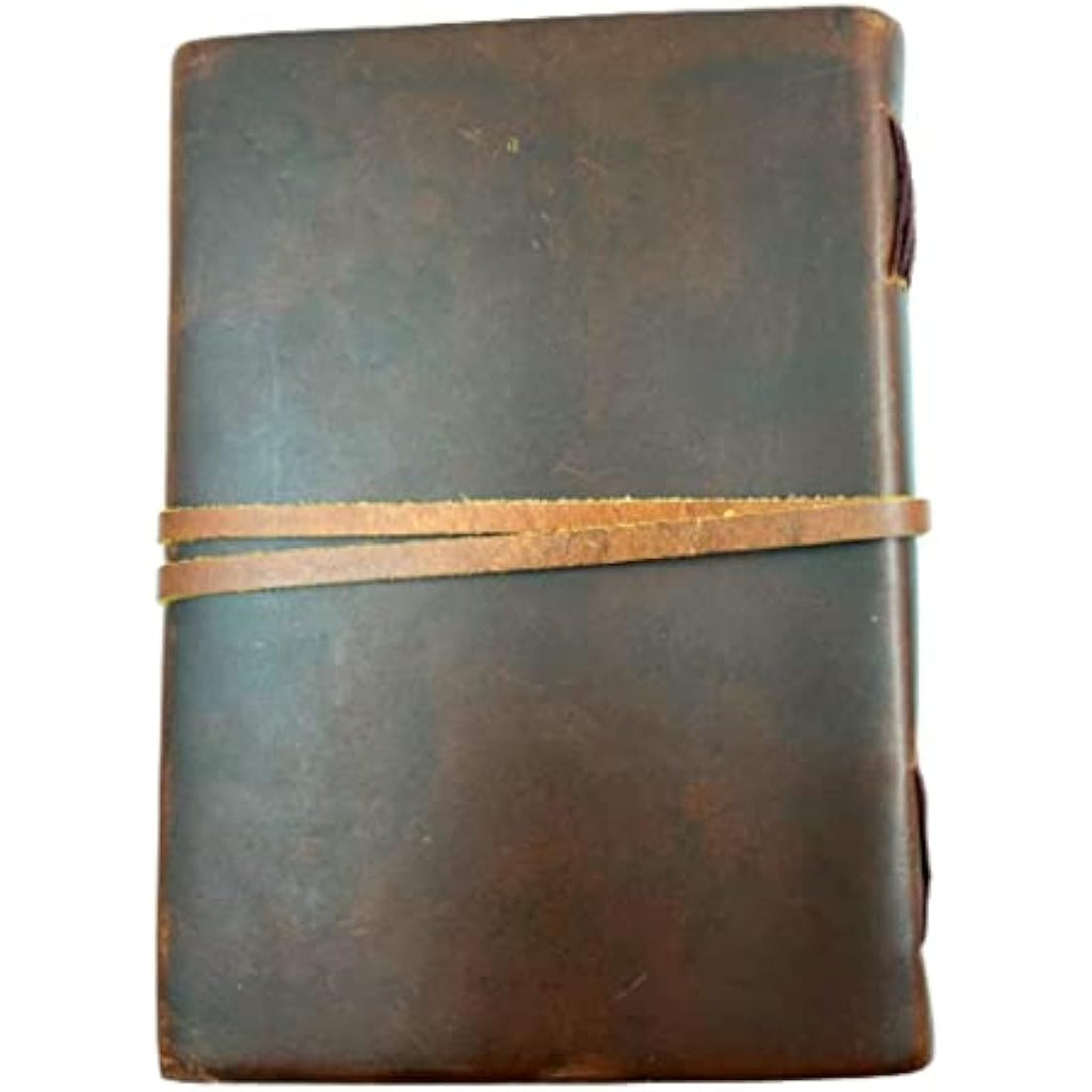 OVERDOSE Leather Journal - 1000 Page Handmade A4 Writing Notebook