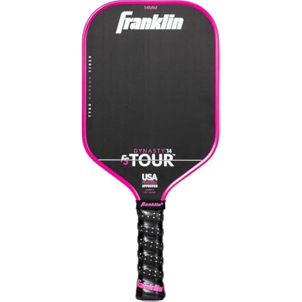 Franklin Sports FS Tour Pickleball Paddle | T700 Raw Carbon Fiber