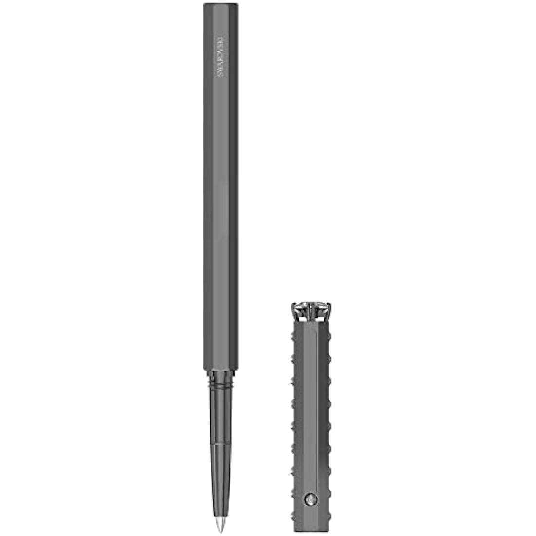 Swarovski Millenia Ballpoint Pen | Black Lacquered with White Crystals