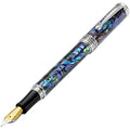 Xezo Maestro Abalone Shell Fountain Pen | Medium Nib | Platinum Plated