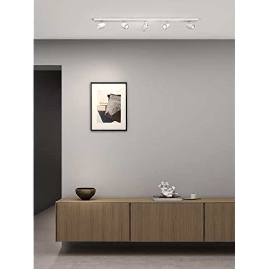 Astro Ascoli 5-Bar Ceiling Spotlight | Textured White GU10 Indoor Light