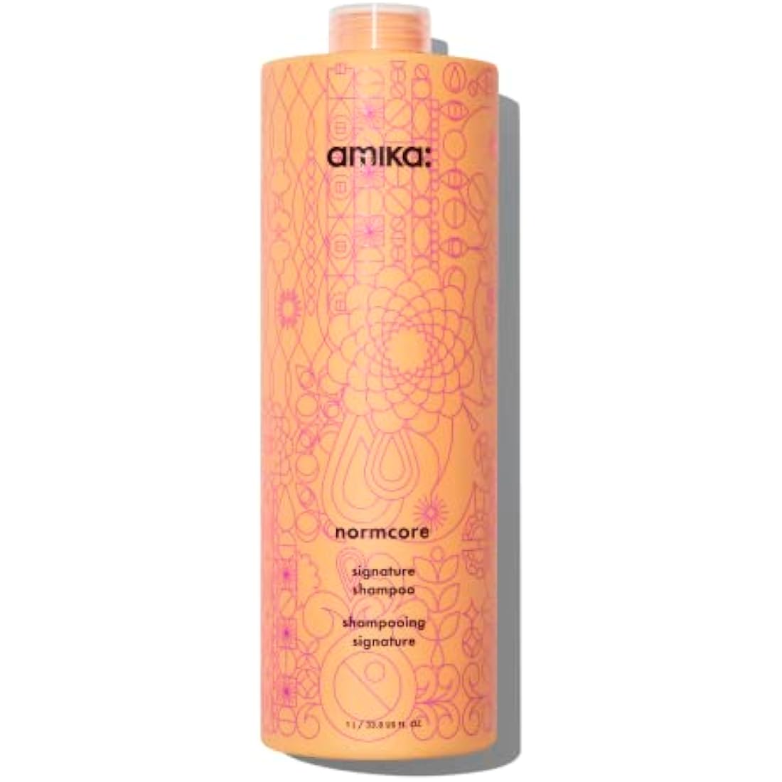 Amika Normcore Signature Shampoo - Daily Hydrating Hair Care (33.8 oz)