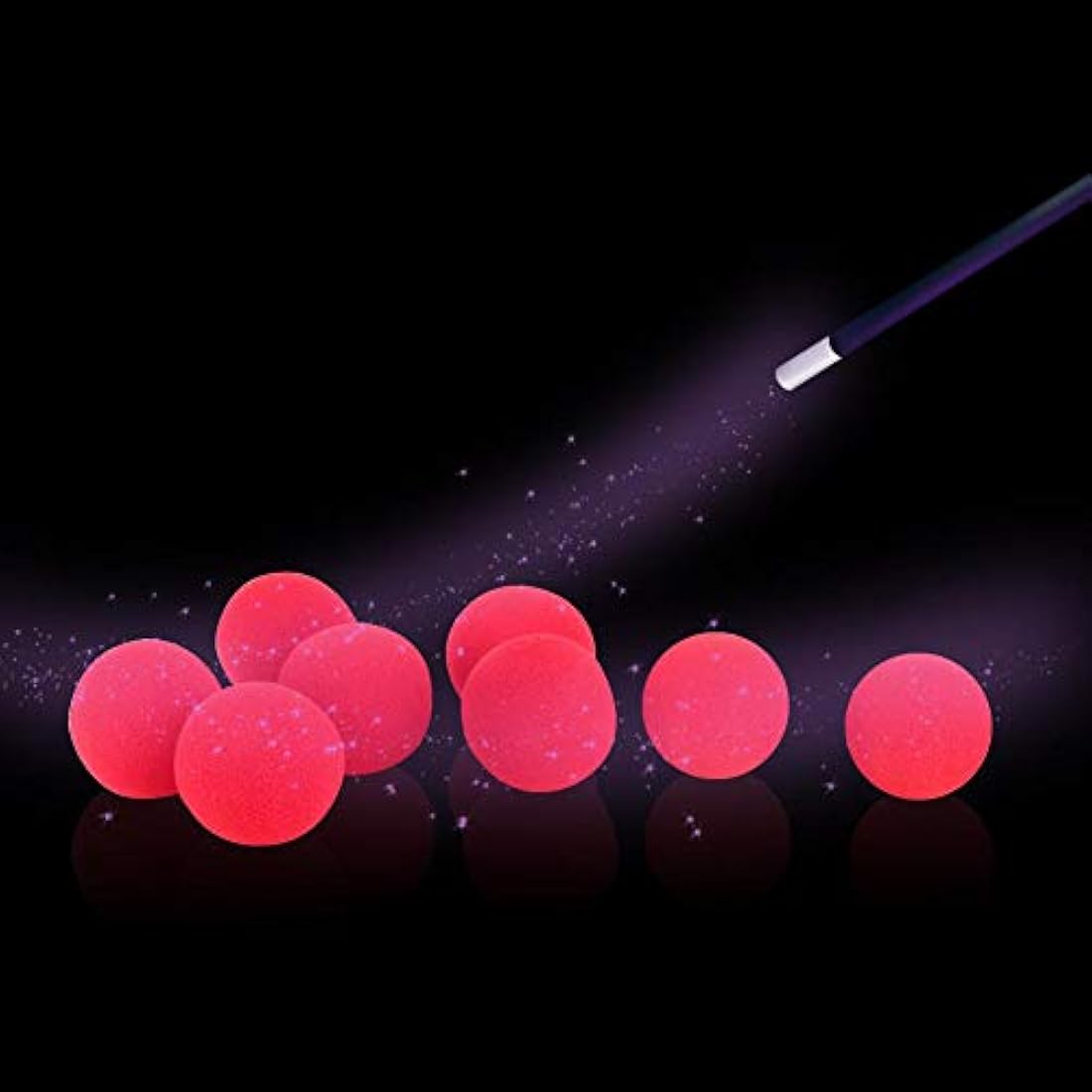Magic Sponge Balls – 10Pcs Soft Red Finger Trick Props