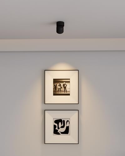 Aisilan 9W Dimmable LED Spotlight | Matte Black Adjustable Ceiling Light