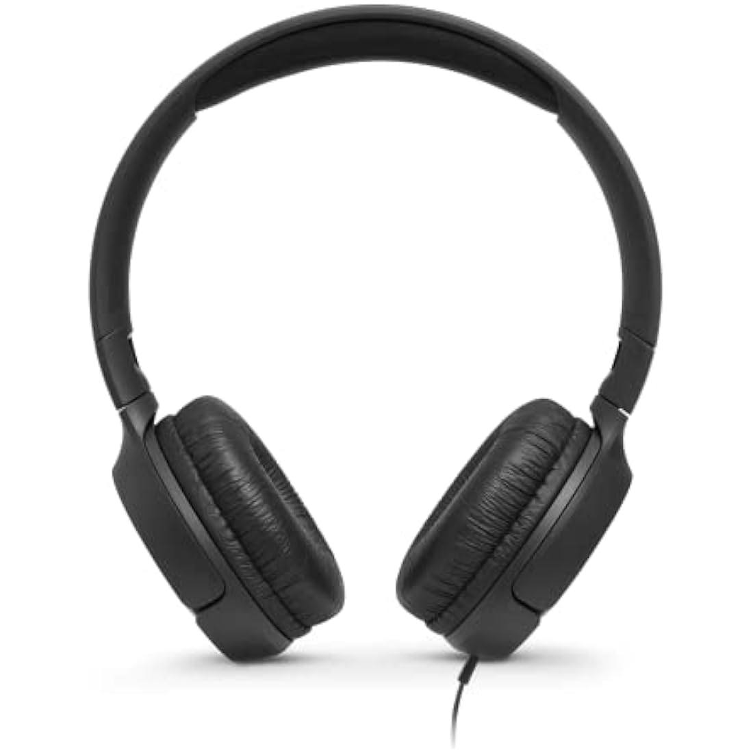 JBL Tune 500 On-Ear Headphones – Lightweight Foldable Wired Audio, Black
