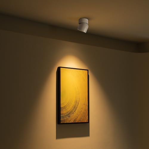 Aisilan 2-Pack Dimmable LED Ceiling Spotlight | 9W 3000K White Aluminum