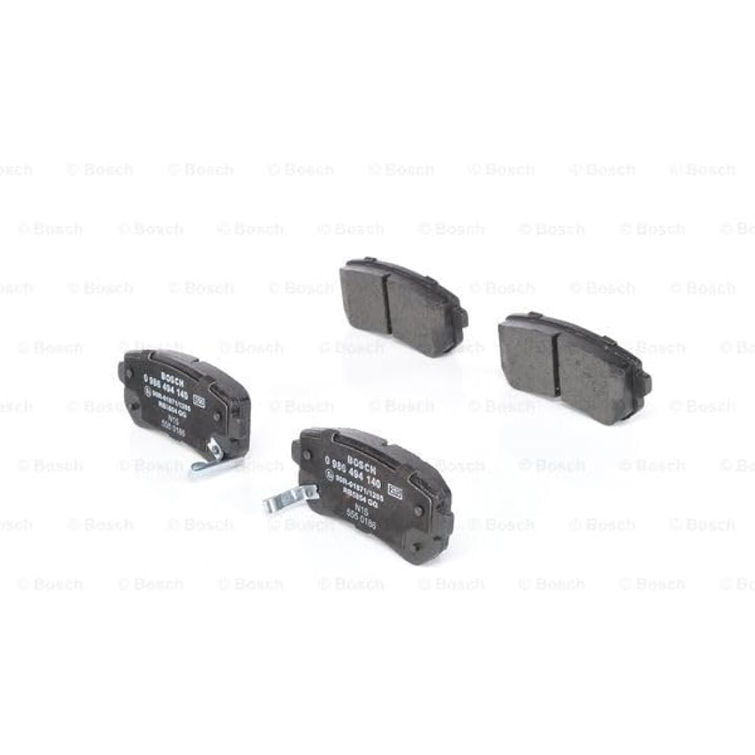Bosch BP1051 Rear Brake Pads | Copper-Free Ceramic Set of 4