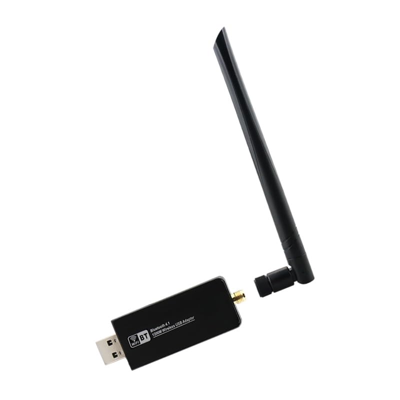 JAPOO AC1200 Dual Band USB WiFi Bluetooth Adapter for PC & Laptop