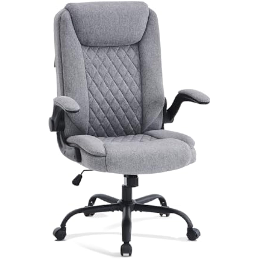 CASTLOVE Ergonomic Office Chair – High Back Fabric Desk Chair with Flip-Up Arms