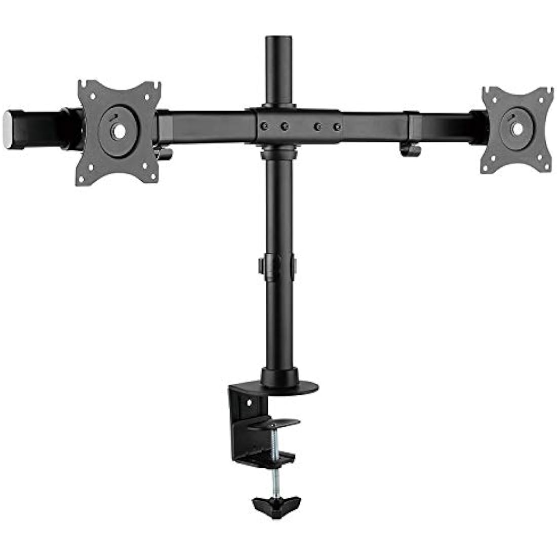 RICOO Dual Monitor Stand – Swivel Desk Mount for 13-27 Inch LCD Screens