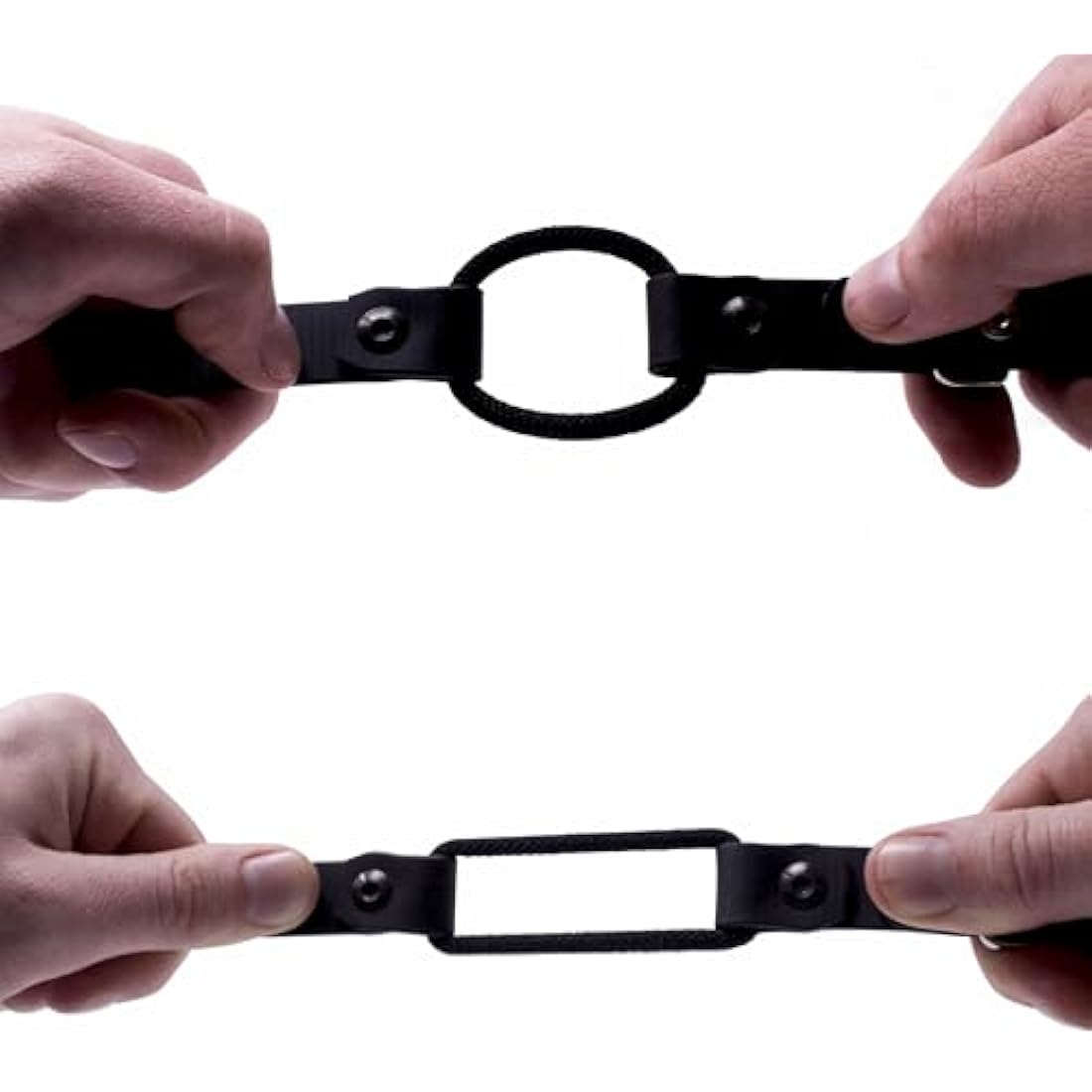 Educator Bungee Dog Training Collar | 3/4" Waterproof Biothane – Black