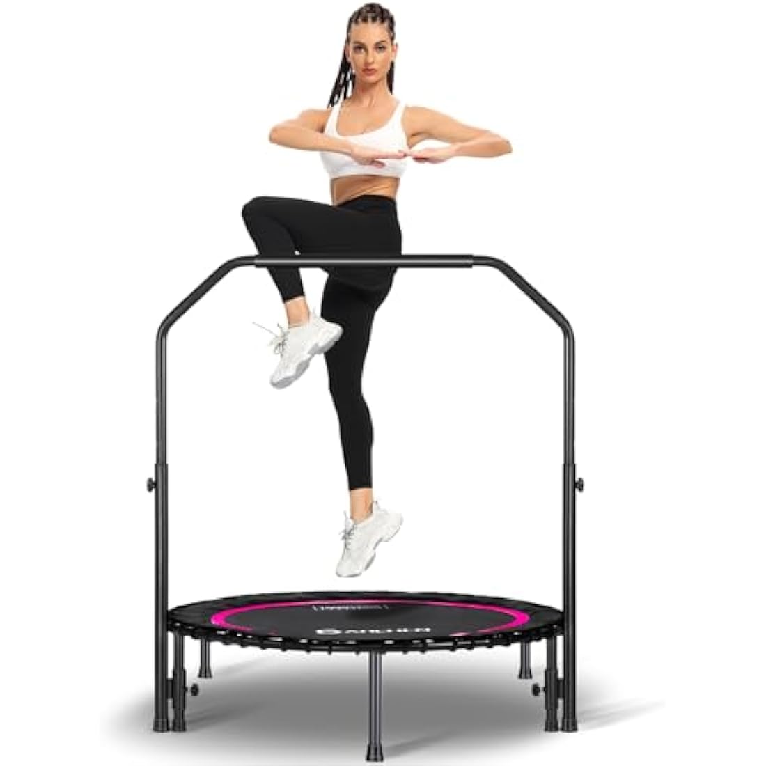 DARCHEN Rebounder Trampoline - 200KG Silent Mini Fitness Trampoline | 100CM