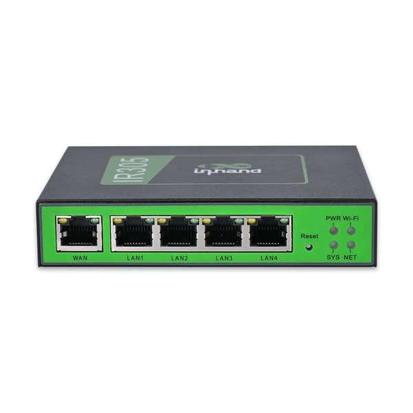 InHand Networks IR305 Industrial 4G LTE IoT Router | Dual SIM & 5 Ports