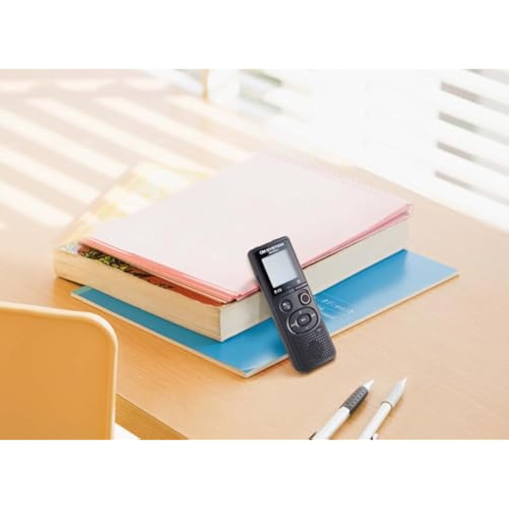 OM SYSTEM VN-541PC Digital Voice Recorder | 4GB Noise Cancellation