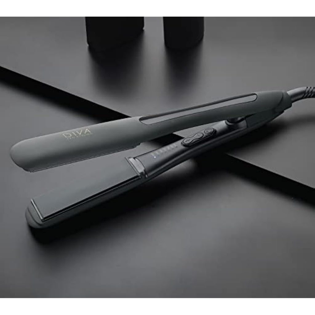 Diva Pro Wide Digital Hair Straightener | Keratin & Argan Oil Ceramic